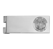 Stainless Steel Engravable Jesus Mary Joseph Money Clip