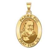 Padre Pio   OVAL  EXCLUSIVE 