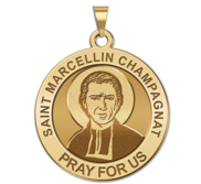 Saint Marcellin Champagnat Round Religious Medal  EXCLUSIVE 