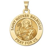 Saint Notker Balbulus Religious Medal  EXCLUSIVE 