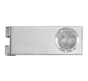 Stainless Steel Engravable Saint Bernadette Money Clip