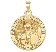 Pope Francis Papal Washington DC Visit 2015    A Journey of Faith  Embossed Medal