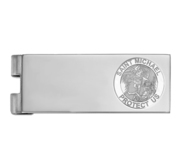 Stainless Steel Engravable Saint Michael Money Clip