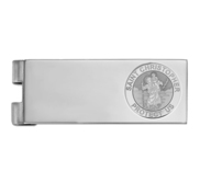 Stainless Steel Engravable Saint Christopher Money Clip