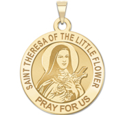 Saint Theresa of The Little Flower Religious Medal  EXCLUSIVE 