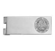 Stainless Steel Engravable Saint Kateri Tekakwitha Money Clip