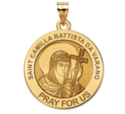 Camilla Battista Da Varano Round Religious Medal  EXCLUSIVE 