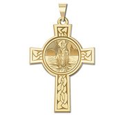 Saint Patrick Cross Religious Medal   EXCLUSIVE 