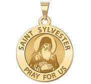 Saint Sylvester Religious Medal  EXCLUSIVE 