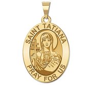 Saint Tatiana   Oval Religious Medal  EXCLUSIVE 