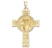 Saint Teresa of Calcutta or Mother Teresa Cross Religious Medal   EXCLUSIVE 