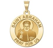 Saint Abraham Religious Round Medal    EXCLUSIVE 