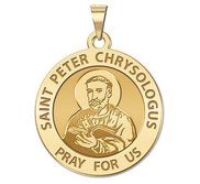 Saint Peter Chrysologus Religious Medal  EXCLUSIVE 