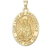 Our Lady of Providence Medal   Oval  EXCLUSIVE 