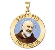 Saint Pio of Pietrelcina Religious Medal  EXCLUSIVE 