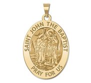 Saint John the Baptist Religious Medal  EXCLUSIVE 