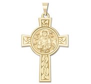 Saint Francis of Assisi Cross Religious Medal   EXCLUSIVE 