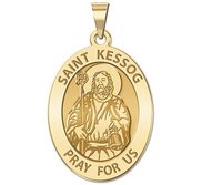 Saint Kessog Religious Medal   Oval  EXCLUSIVE 