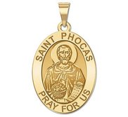 Saint Phocas Medal  OVAL  EXCLUSIVE 