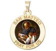 San Matteo Color Religious Medal  EXCLUSIVE 