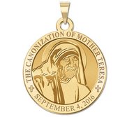 Canonization of Mother Teresa Commemorative Religious Medal in Laser