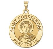 Saint Constantine Round Religious Medal    EXCLUSIVE 