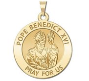 Pope Benedict XVI Round Religious Medal  EXCLUSIVE 