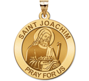 Saint Joachim Round Religious Medal