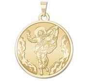 Ascension of Jesus Round Religious Medal  EXCLUSIVE 