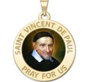 Saint Vincent De Paul Religious Medal Color