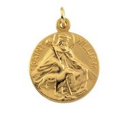 Saint William Religious Medal