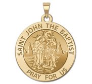 Saint John the Baptist Religious Medal  EXCLUSIVE 