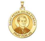 Saint Peter Julian Emyard Round Religious Medal