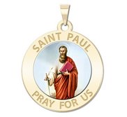 Saint Paul Religious Medal  Color EXCLUSIVE 