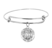 Saint Francis of Assisi Expandable Bracelet