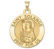 Saint Solange Religious Medal    EXCLUSIVE 