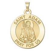 Saint Adam Round Religious Medal    EXCLUSIVE 