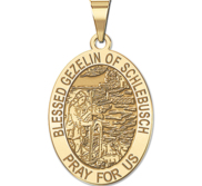 Blessed Gezelin of Schlesbusch Oval Religious Medals