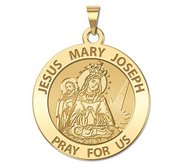 Jesus Mary Joseph Religious Medal  Traditional   EXCLUSIVE 