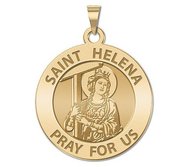 Saint Helena Round Religious Medal   EXCLUSIVE 