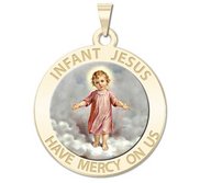 Infant Jesus Religious Medal   Color EXCLUSIVE 