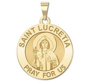 Saint Lucretia Religious Medal  EXCLUSIVE 