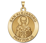 San Alejandro Round Religious Medal  EXCLUSIVE 