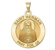 Saint Herman of Alaska Round Religious Medal   EXCLUSIVE 