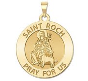 Saint Roch Religious Medal  EXCLUSIVE 