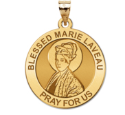 Blessed Marie Laveau Round Religious Medal