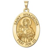 Saint Hyacintha Marisrotti OVAL Religious Medal   EXCLUSIVE 