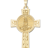 Saint Lazarus Cross Religious Medal   EXCLUSIVE 