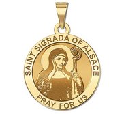 Saint Sigrada of Alsace Religious Medal  EXCLUSIVE 