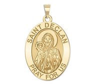 Saint Declan Oval Religious Medal  EXCLUSIVE 